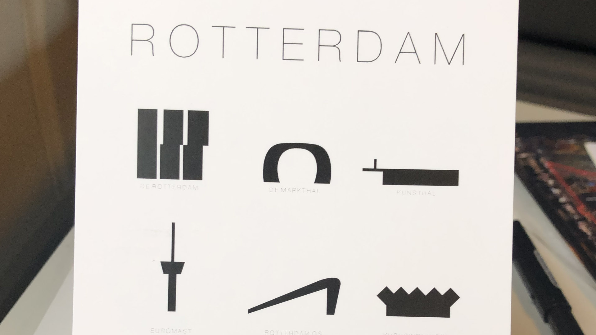 Rotterdam modern architecture travel memory