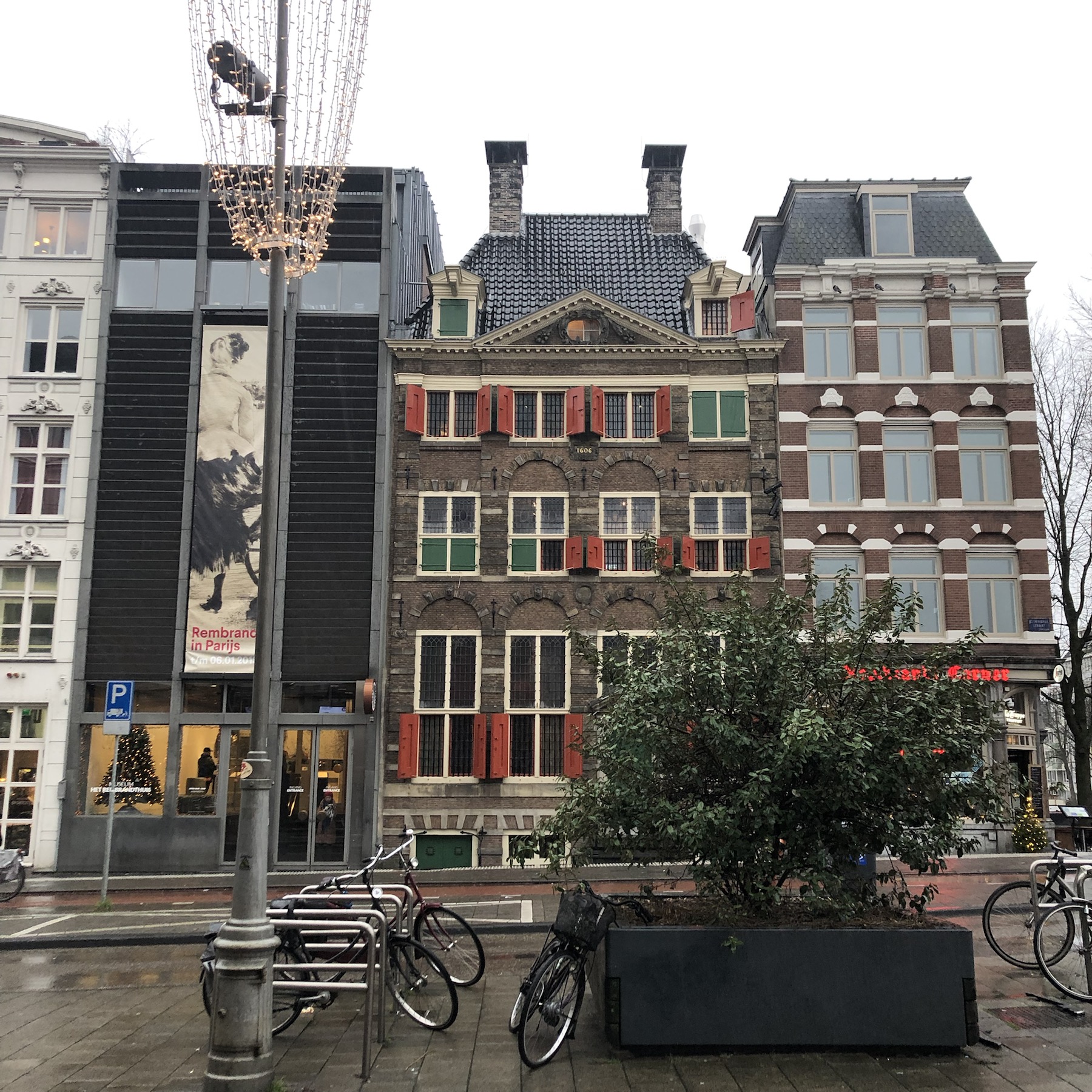 Rembrandt House Museum exterior in Amsterdam
