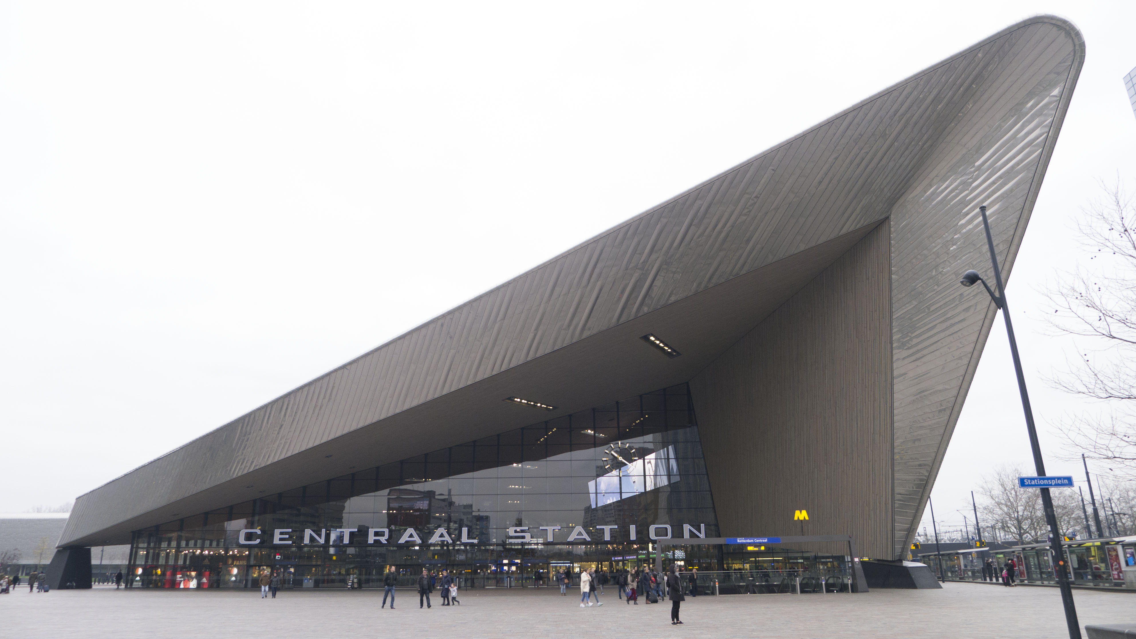 Rotterdam Central Train Station architecture