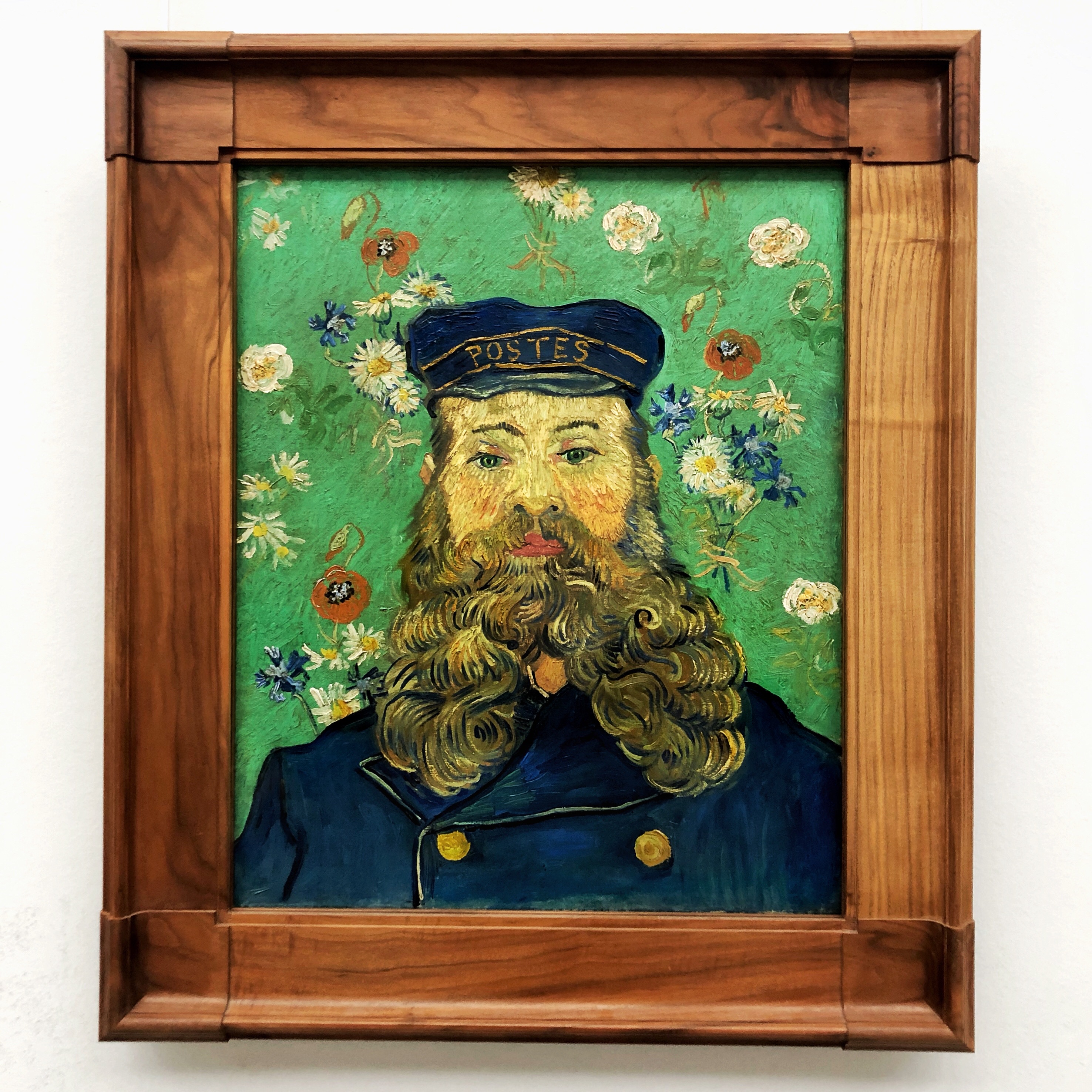 Portrait of the Postman Joseph Roulin by Van Gogh