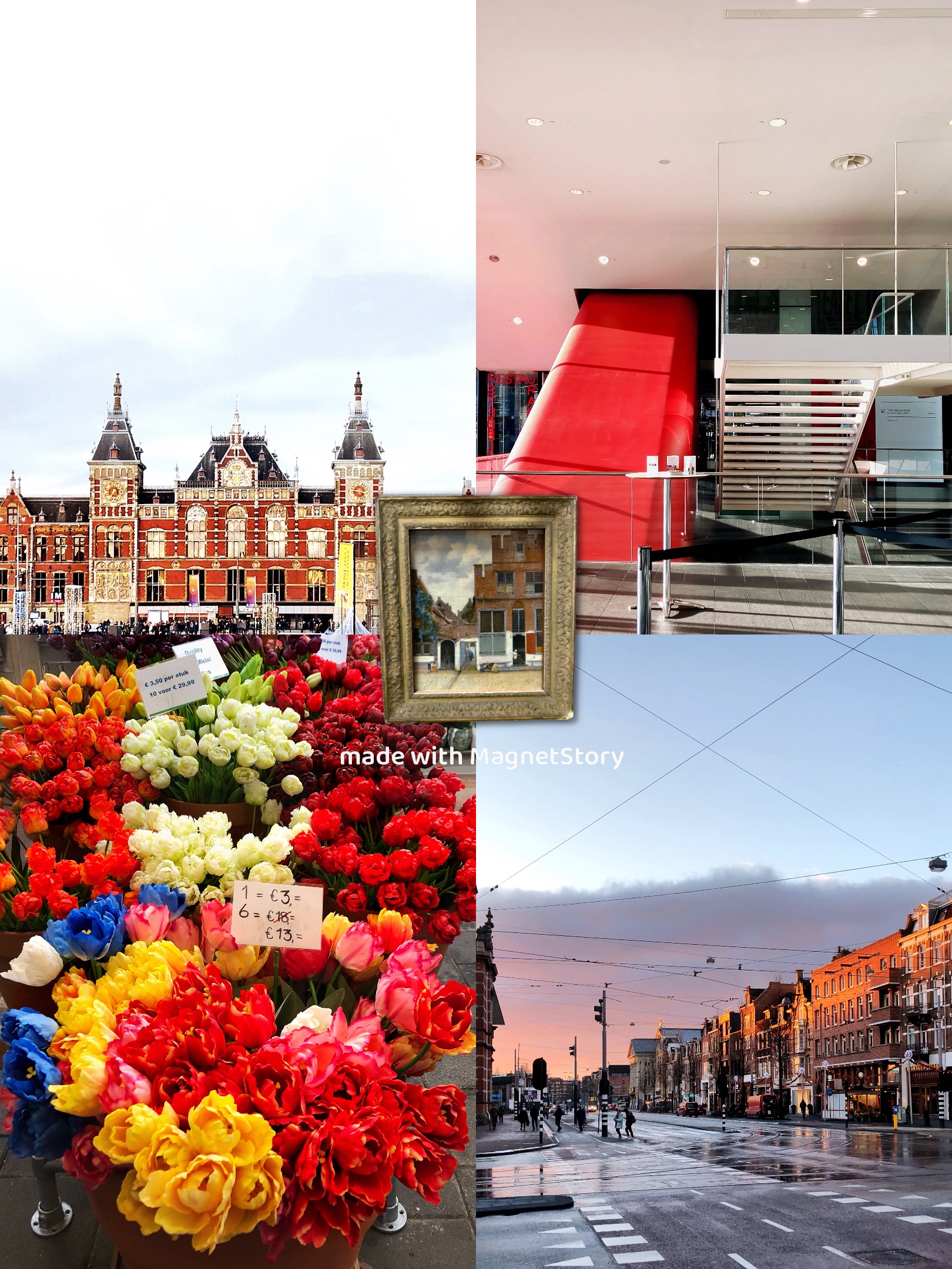 MagnetStory travel postcard share example
